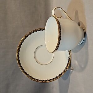 NEW Lenox Samantha 917 Footed Cup & Saucer Debut Collection